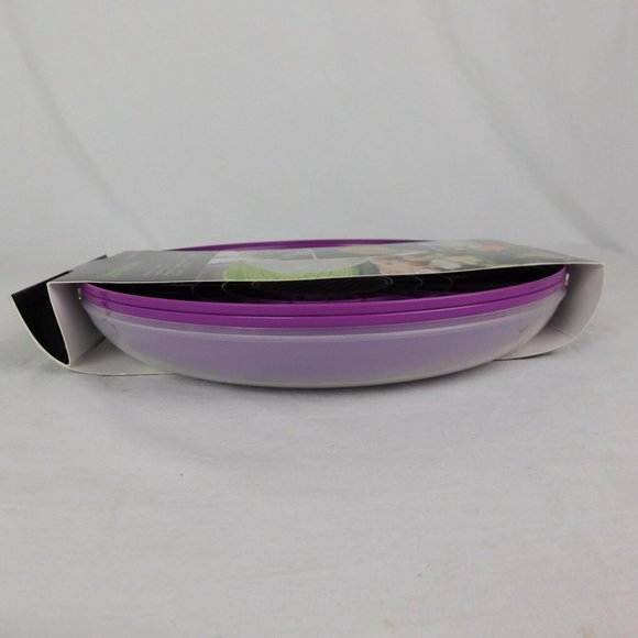 UltraDrainer Strainer Multi-Use Kitchen Tool Marinate Steam Cook Defrost Purple - Picture 10 of 12